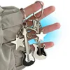 Bag Parts Accessories Harajuku Y2k Guitar Love Heart Star Key Chain for Women Sweet Cool Trend Fashion Pendant Vintage Aesthetic Charm 231219