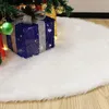 Weihnachtsdekorationen, Baumrock, silberne Schneeflocken-Dekoration für Party, 60 cm, weiche, rutschfeste Pailletten