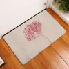 Tapetes personalizáveis vintage antiderrapante tapete de banheiro decoração de casa cozinha piso aquarela impressão floral quarto entrada capacho