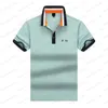 Boss Mens Polo Camisa de Alta Qualidade Moda Masculina T-shirt Luxo Polo Collar Respirável Top Verão Boss Business Shirt Designer Polo Camisas Mens Tamanho M-XXXL