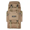 Sırt çantası 70L açık çantalar molle askeri ordu taktik sırt çantaları sırt çantası su geçirmez su geçirmez kamp yürüyüşü tırmanma seyahat290i