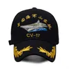 Pierwszy chiński lotniskowca 2021-17 Shandong Ship Baseball Cap Autonomiczny projekt R D Military Creative Series Wide Brim 270h