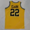 Custom 2023 Women Final Four 4 Jersey Iowa Hawkeyes Basketball NCAA College Caitlin Clark Size S-3xl All Ed Młodzież Mężczyźni White Yel