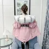 Manteau en duvet 2023 filles épais longs manteaux hiver imperméable col de fourrure vestes à capuche grands enfants coton chaud vêtements d'extérieur adolescent Parka combinaison de neige