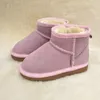 Botas de moda venda quente marca crianças meninas botas sapatos inverno quente da criança meninos crianças neve sapatos de pelúcia 88