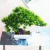 Decoratieve Bloemen Nep Kunstmatige Potplant Bonsai Ingemaakte Simulatie Pijnboom Thuis/Kantoor Decor Plastic Woondecoratie Tuinfeest El