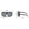 Sunglasses Large Frame Joined Body Outdoor Cycling For Women Sun Glasses Men Running Protection Eyewear UV400