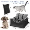 kennels pens Pet Car Seat for Large Medium Dogs Washable Dog Booster Detachable Bed Back Travel 231218