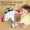 Auto elettrica RC per bambini inerziale Toy Boy grande simulazione aereo modello aereo 231218