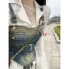 Blouses pour femmes Coréen Vintage Court Vêtements d'extérieur Denim Layup Wear Top Débardeur Blanc Sangle Chemise À Manches Longues Femmes Vêtements Deux Pièces Ensemble