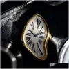 Andere Uhren Andere Uhren Cemen Damen Saphirglasuhr Original Surrealismus Art Design Armbanduhr Wasserdicht Edelstahl Ir Dhucz