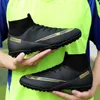 Sapatos de segurança ZHENZU tamanho 35-47 sapatos de futebol de tornozelo alto AG / TF Botas de futebol crianças meninos ultraleve chuteiras de futebol tênis botas de futbol 231218