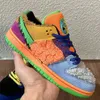 2023 Skor Grateful Dead Green Opti Yellow Orange Dancing Bear Low Outdoor Shoes Men's Women's Casual Sneakers 36-45 Ny ankomst