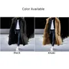 Herrjackor Stylish Holiday Men Jacket Mens Coat Casual Fleece Imitation Leather Outwear Lind Stretch Solid Color