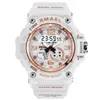 Vrouw Horloges Sport Outdoor LED Horloges Digitale Klokken Vrouw Leger Horloges Militaire Grote Wijzerplaat 1808 Vrouwen Horloge Waterproof1978