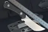 Nowy M7697 Survival Prosty nóż D2 Satin Blade CNC Wykończenie pełna tang G10 rączka na zewnątrz kempingowe wędrówki stałe noże polowania z kydex