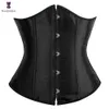 Shaper Taille Tummy Shaper Corset Mujer Satijnen Underbust Korset Gothic Korsett Voor Vrouwen Sexy Gorset Minceur Zwart Korse Gothique Femme Bon