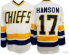 Hanson Brothers #16 #17 #18 Данлоп Реджи 7 Дени Лемье 1 Хоккейная майка Chief Slap Shot S-3XL 100% прошитая 88