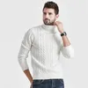 Men's Sweaters Autumn/Winter Pullover Thickened Sweater Coat Casual Jacquard Loose Fit Simple Elastic