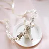 Hair Clips Flower Wedding Accessories Bridal Pearl Women Headband Crystal Tiaras Fashion Head Piece Decoration Engagement