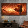 HD Game Elden Ring Canvans Home Decor Room Decoration Wall Paper Poster Stickers Wall Decor Art Customized Size Canvas Art