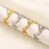 Anéis de desenhista 18k anel banhado a ouro marca letra y banda anéis moda luxo inlay colorido cristal mulheres jóias de casamento presente de natal abertura ajustável