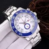 New Men's Watch White Dial Ceramic Bezel Automatic Movement Sapphire Glass Watch222h
