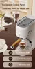 Koffiezetapparaten DMWD Elektrisch Italiaans koffiezetapparaat 20bar Automatische espressomachine Cappuccino Latte Melkpomp Drukschuimmaker Frother MixerL231219