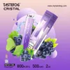 Tastefog da 800 sbuffi a vapo usa e getta a vapori a ghisa a gamma di cristallo 10 ecigarette sapore