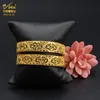 Bangle Dubai Gouden Kleur Armbanden Voor Vrouwen Vergulde Indiase Afrikaanse Harde Armbanden Charme Bruiloft Ethiopische Arabische Hand Sieraden Luxe 231219