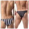 Calzoncillos ropa interior para hombres calzoncillos de algodón a rayas sexy resbalones cueca masculina bragas masculinas calcinha gay sissy para