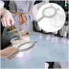 Dinnerware Sets 1 Set Kitchen Tra Fine Mesh Strainer Filter Spoon Jam Coffee Straining Drop Delivery Home Garden Dining Bar Dhhpl