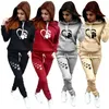 Dames Tweedelige broek Herfst Winter Dames Trainingspakken Hoodies Joggingbroeken 2-delige sets Mode Sweatshirts Joggingpakken Sportkleding Outfits