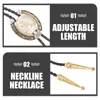 Bow Ties Western For Men Accessories Bolo Necklace Vintage Cowgirl Women Rope Man Mens