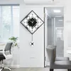 Relojes de pared Reloj decorativo minimalista blanco Fácil de leer Funciones múltiples Construcción duradera Silencio