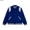 Designer Jacket Coat Herr Hip-Hop Retro Uniform Classic Cashmere Color Mens Casual Jacket Top