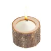 Castiçais 10 pcs suporte de madeira recipiente velas clássico natural castiçal casamento criativo castiçal decorativo natal