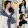 Scarves Scarf Hat Shawls All-in-one Three-pieces Women Thickening For Outdoor Shopping