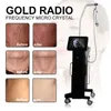 2024 Multi-effect Radiofrequency Microneedle Skin Tightening Pore Shrinking Anti-aging 4 Probes Gold Crystal Facial Beauty Youth Salon