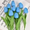 Decoratieve bloemen 3/5 stuks Tulp Kunstmatige Real Touch Fake Flower Party Thuis Bruiloft Decoratie Boeket Moederdag Valentijnsdag Cadeau