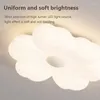 Taklampor modern led ljus vit molnlampa dimbar för sovrum studie vardagsrum garderob hall interiör belysning fixturer
