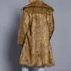 Мужское длинное пальто из искусственного меха, зимняя теплая куртка для тяжелой промышленности, свободные повседневные ветровки, пальто, одежда 231218