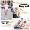 Belts 4pcs Elastic Waist Belt Adjustable Waistband No Bulge Invisible Quick Release For Jean Pants Dress Women Men