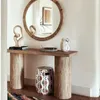 Decorative Plates Console Tables Solid Wood Art Designer Corridor Aisle