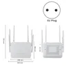 Storage Bags 4G WIFI Router 1200Mbps 2.4G 5G Wireless 6 Antenna Gigabit For Home Office Business (EU Plug)