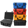 280x240x130mm Safety Instrument Tool Box ABS Plastic Storage Toolbox Sealed Waterproof Tool case box With Foam Inside 4 color241w