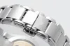 36MM PIÙ NUOVO sottile di ALTA QUALITÀ UOMO DONNA OROLOGIO orologio da polso braccialetto impermeabile vetro zaffiro partito movimento AUTOMATICO 7300 orologi classici da lavoro