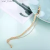 Fußkettchen Böhmen Zinklegierung Kette Fußkettchen Für Frauen Fuß Zubehör 2023 Sommer Strand Barfuß Sandalen Armband Knöchel Am Bein WeiblichL231219