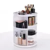 Organization 360degree Rotating Adjustable Cosmetic Storage Rack Desktop Makeup Brushes Tools Jewelry Holder Shelf Home Organizer Case