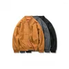 남성용 재킷 스프링 가을 아메리카 스탠드 칼라 항공편 트렌디 한 단색 야외 방수 바람 방수 야구 지퍼 코트